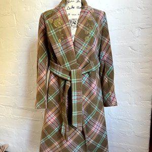 OILILY 100% WOOL COAT WITH EXQUISITE DETAILS